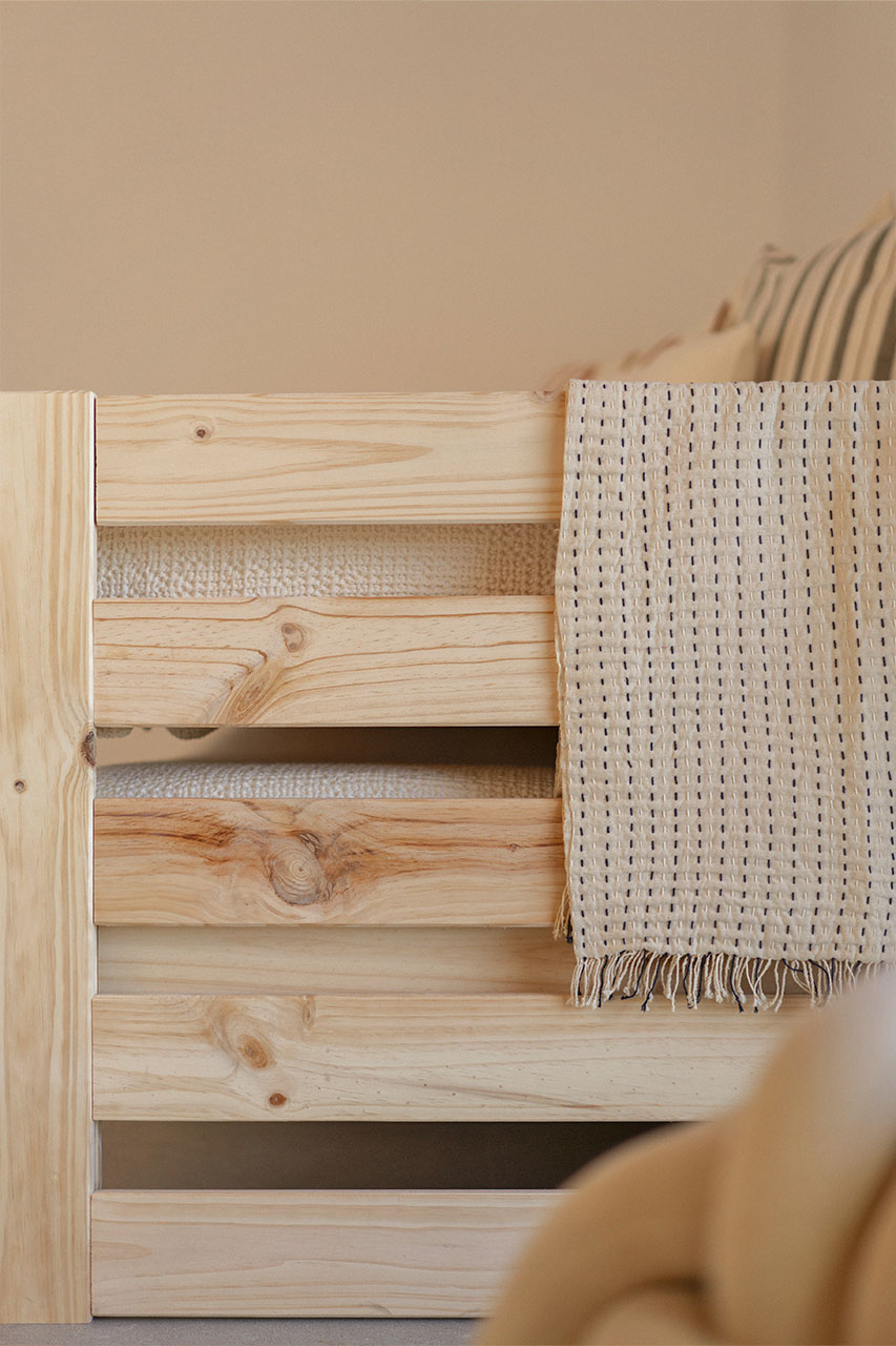 Imagen de ambiente 4 para:Cama nido 90 de madera natural